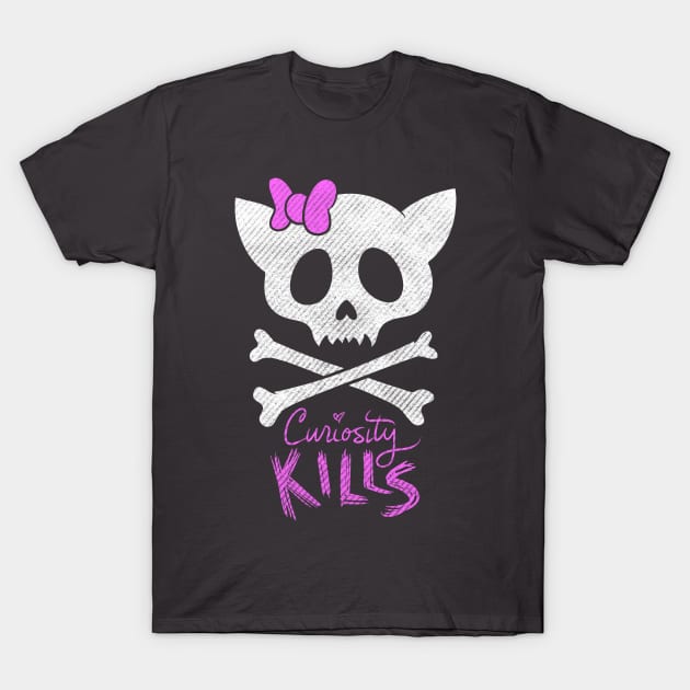 Curiosity Kills T-Shirt by Ellador